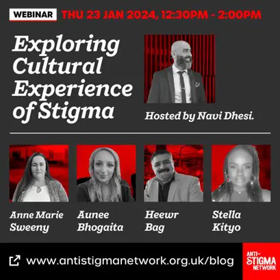 Webinar: Exploring Cultural Experiences of Stigma.